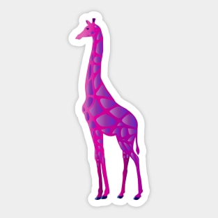 Paper Craft Giraffe Sticker